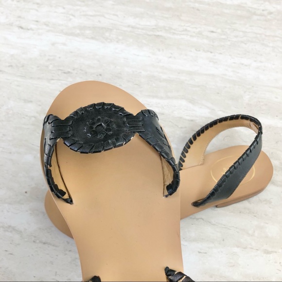 NEW Jack Rogers Liliana Leather Sling Back Sandal Size 7 women's $128 - Picture 6 of 8